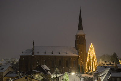 Ort Nentershausen Kirche Weihnachten