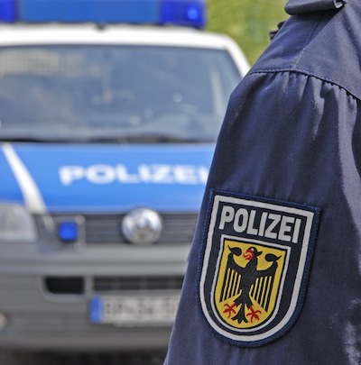 Symbol Polizei Bundespolizist Logo Arm Fahrzeug