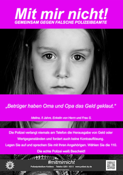 20191011 Mitmirnicht Polizei Kind