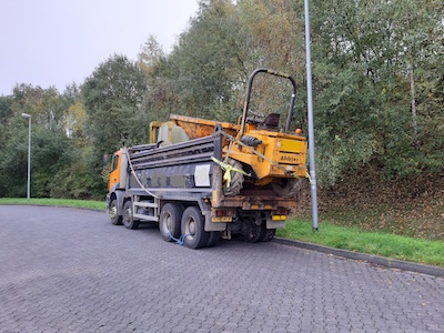 20191023 Baumaschinen Kipper LKW