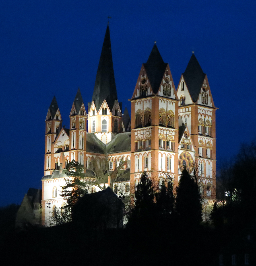 Ort Limburg Dom Nacht