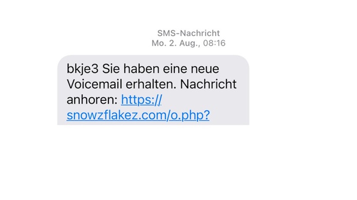 Polizei SMS Betrug