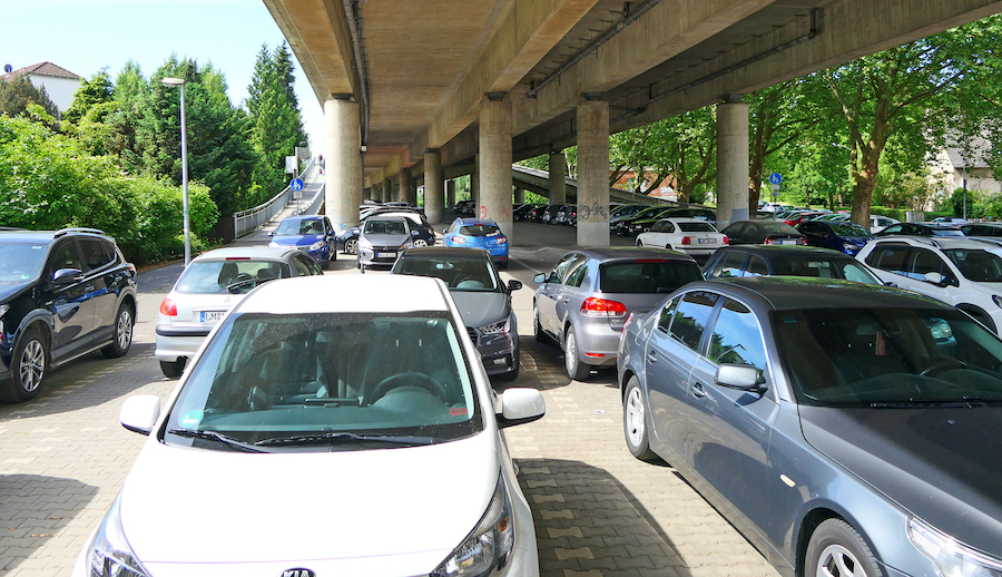 Verkehr Parken Mitfahrer