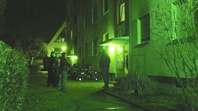 Polizei Durchsuchung Nachtsicht