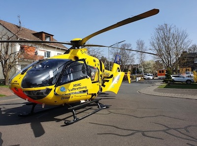 Symbol ADAC Rettungshubschrauber