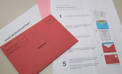 Symbol Briefwahl Unterlagen