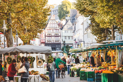 Symbol Handel Markt Limburg Sommer