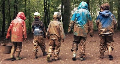 Symbol Kinder Matsch Wald Ferienfreizeiten