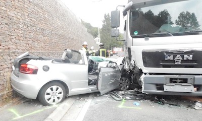 Symbol LKW PKW Unfall