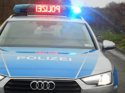 Symbol Polizei Auto Blaulicht