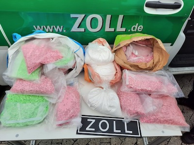 Symbol Polizei Drogen