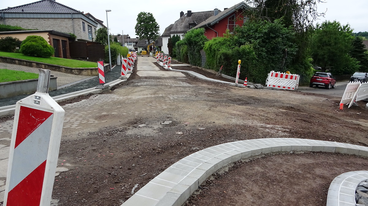 Verkehr Baustelle Montabaur